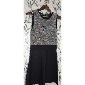 Karl Lagerfeld Dress Black Womens Size M Stretchy Textured